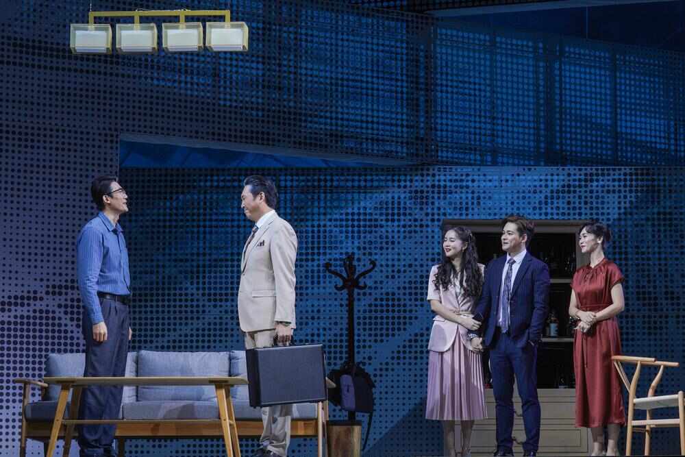  展演环节演出广东省话剧院出品的大型话剧《背影》